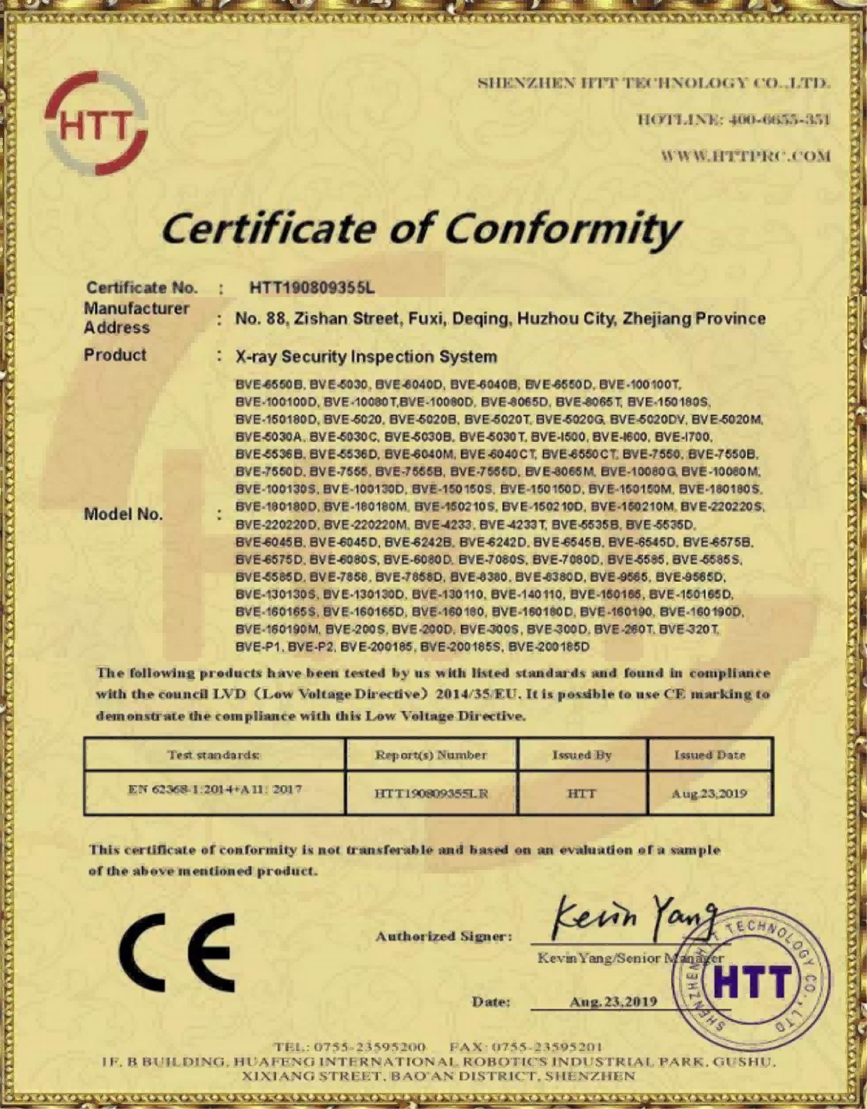 Honor certificate